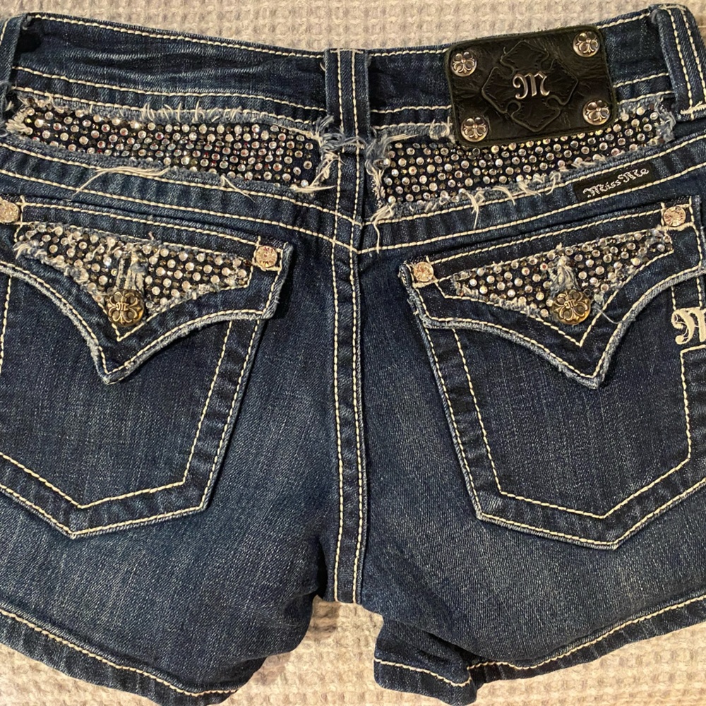MissMe shorts, worn 1 time.  Great shape. Smoke free, pet free home.